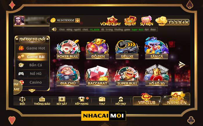 Nạp và rút tiền tại 79King - 79King
