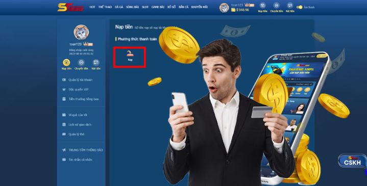 Dịch vụ nạp và đổi thưởng cấp Vip88 - Vip88